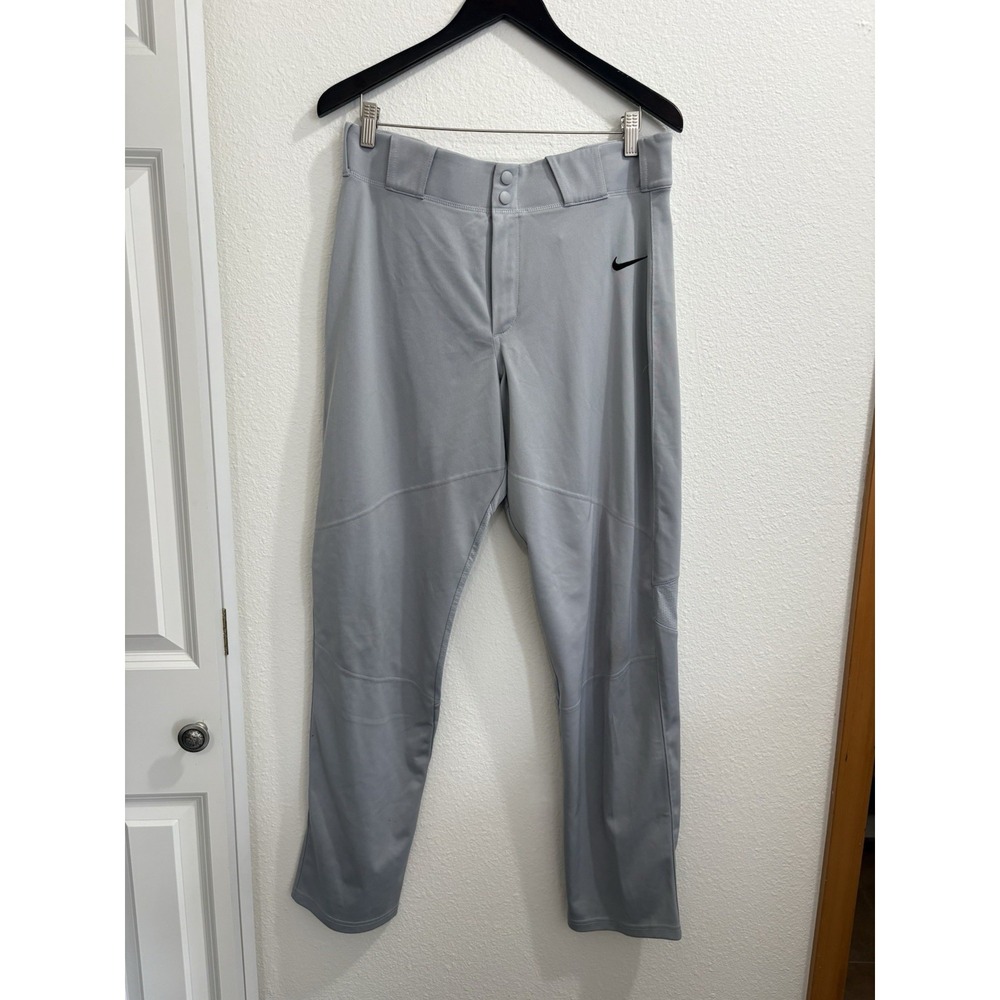 Nike Vapor Elite Baseball Softball Pants Size Large Gray Men's Sport